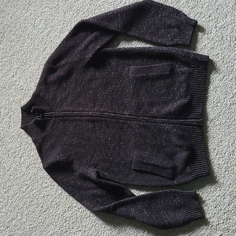Theory men's wool blend zip sweater S